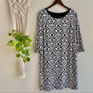 Chico’s Dress Black & White Size 3